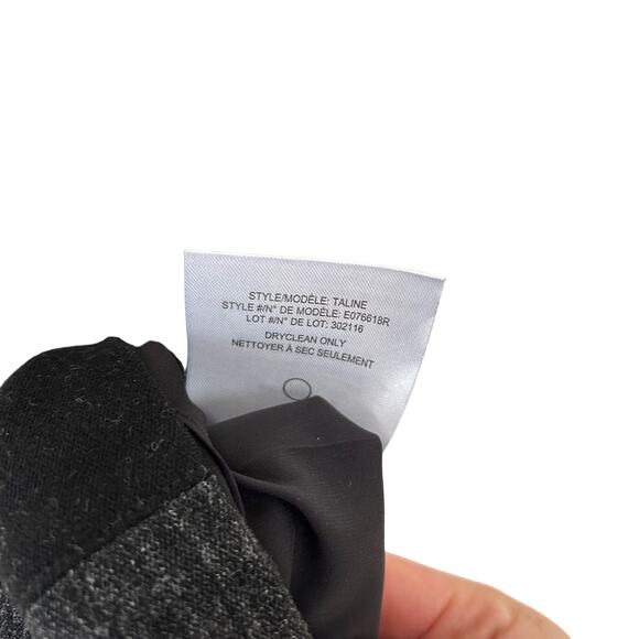 Theory Gray Black Sleeveless Sheath Dress Sz 4 - Picture 6 of 8